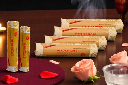 Wet Dhoop Sticks – Deluxe Rose (Pack of 3)