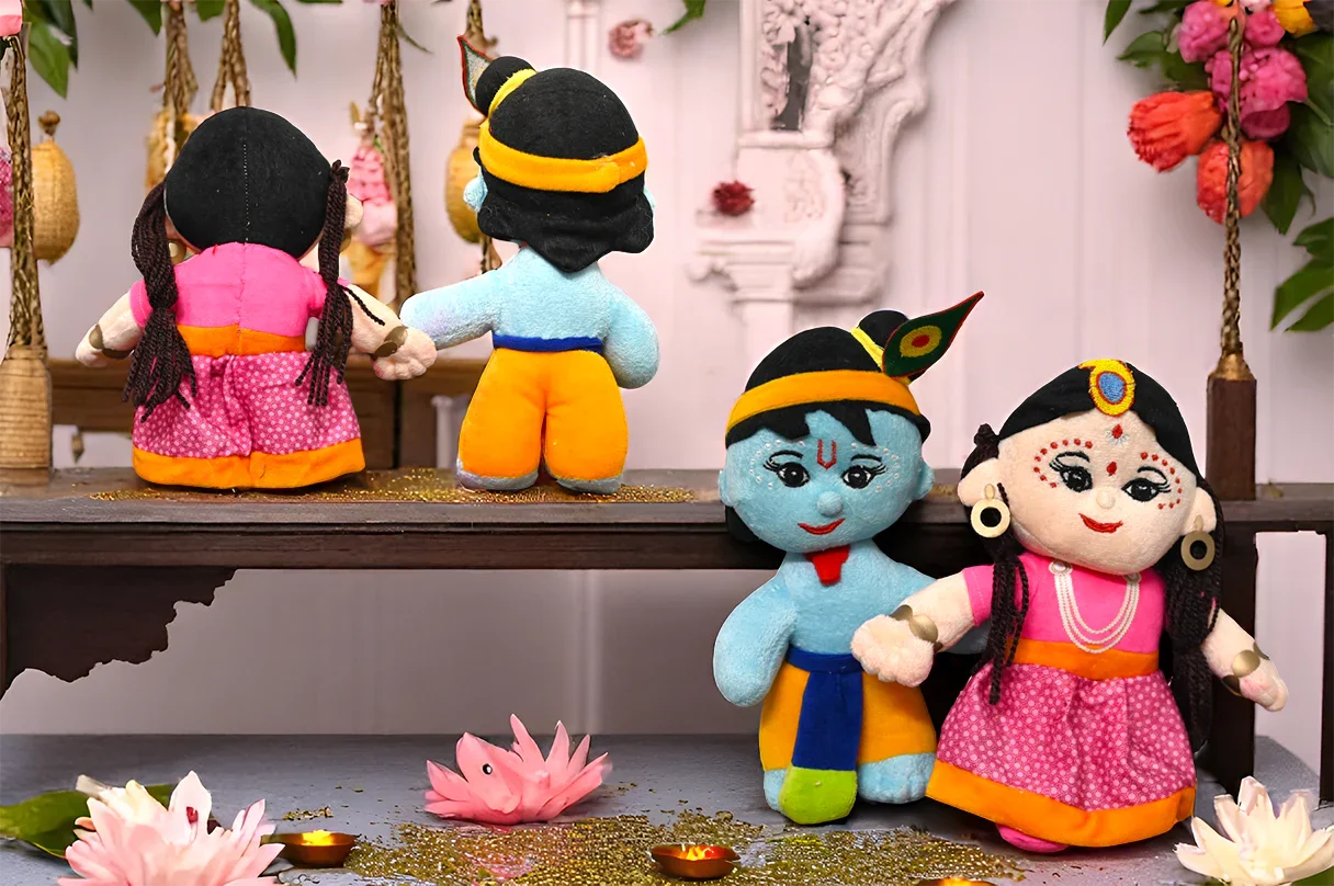 Radha & Madhav Soft Toy - Limited