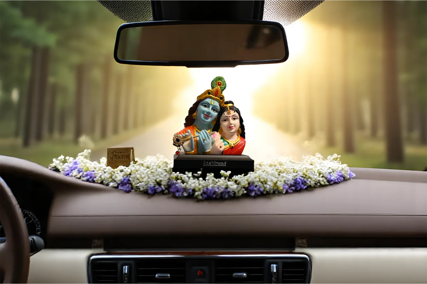 Sacred Idol – Radha Krishna Coloured