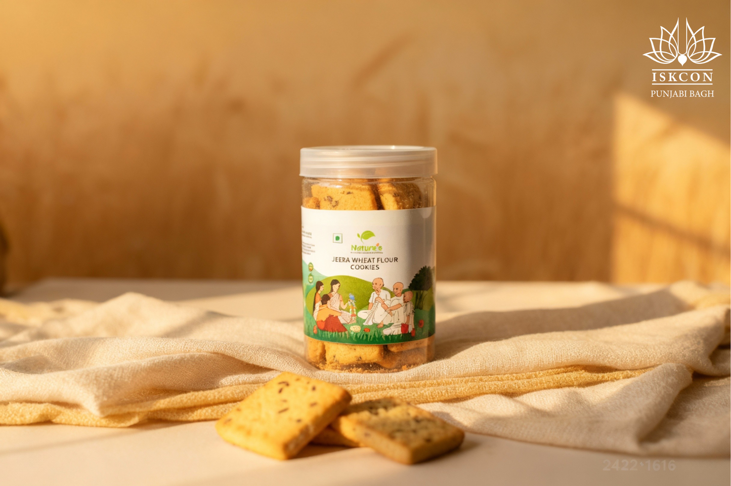 Jeera Wheat Flour Cookies