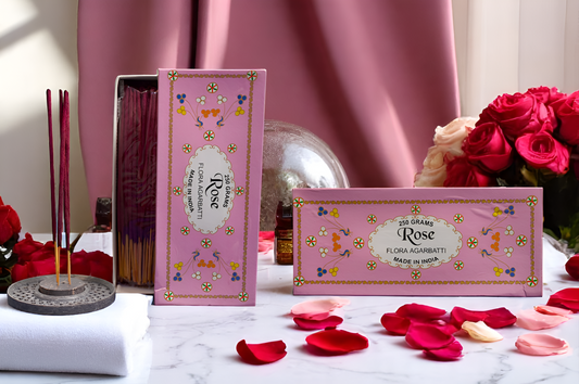Flora Incense Sticks – Rose (250g)