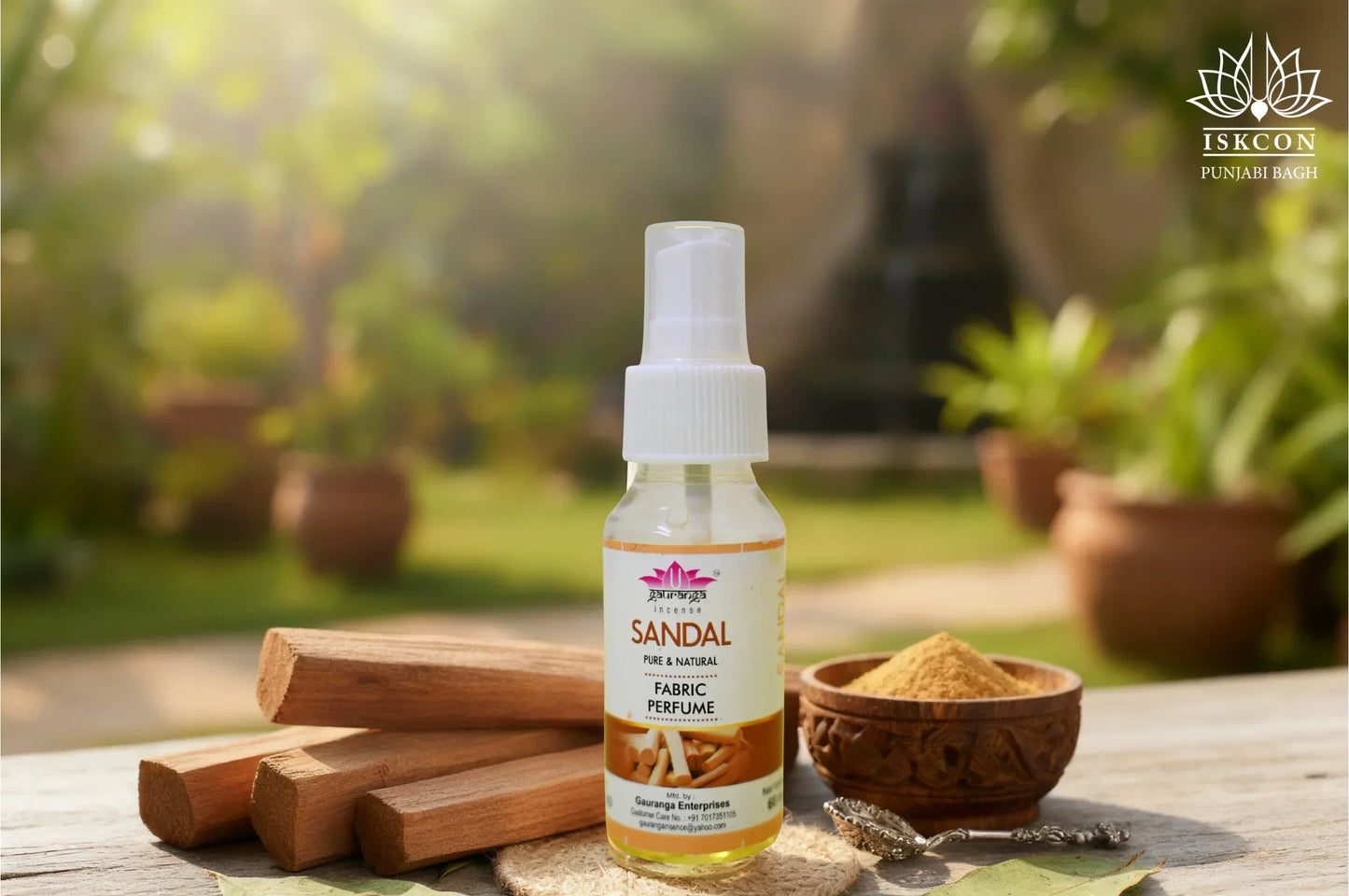 Sandal Fabric Perfume (Pack of 2)