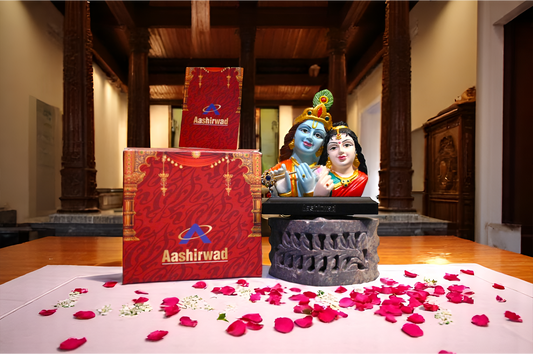 Sacred Idol – Radha Krishna Coloured
