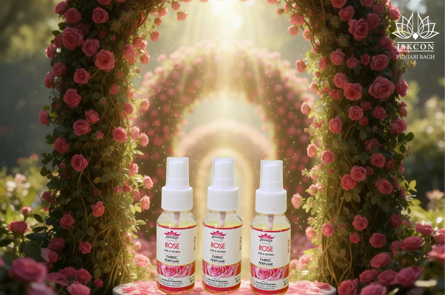 Rose Fabric Perfume (Pack of 2)