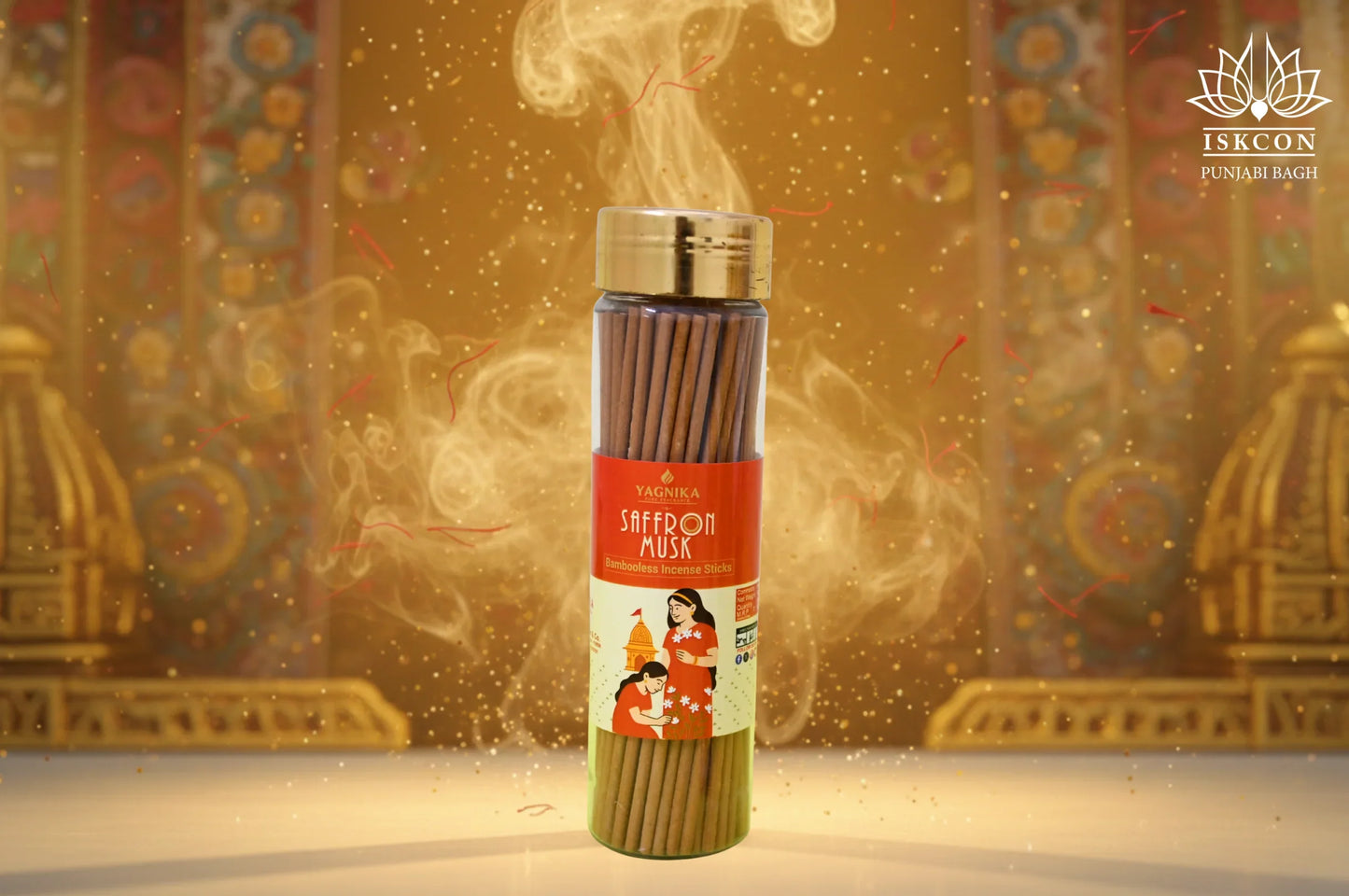 Saffron Musk Incense Sticks