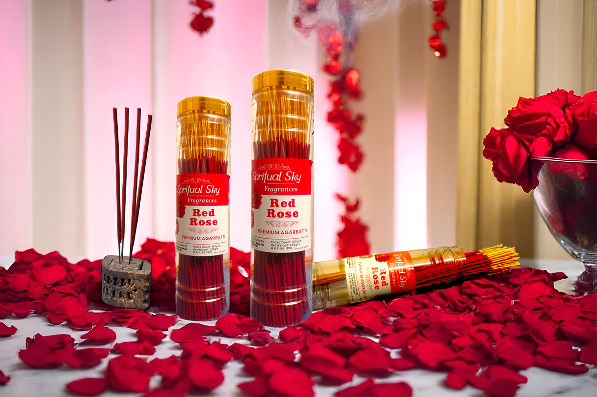 Bottle Incense Sticks – Rose