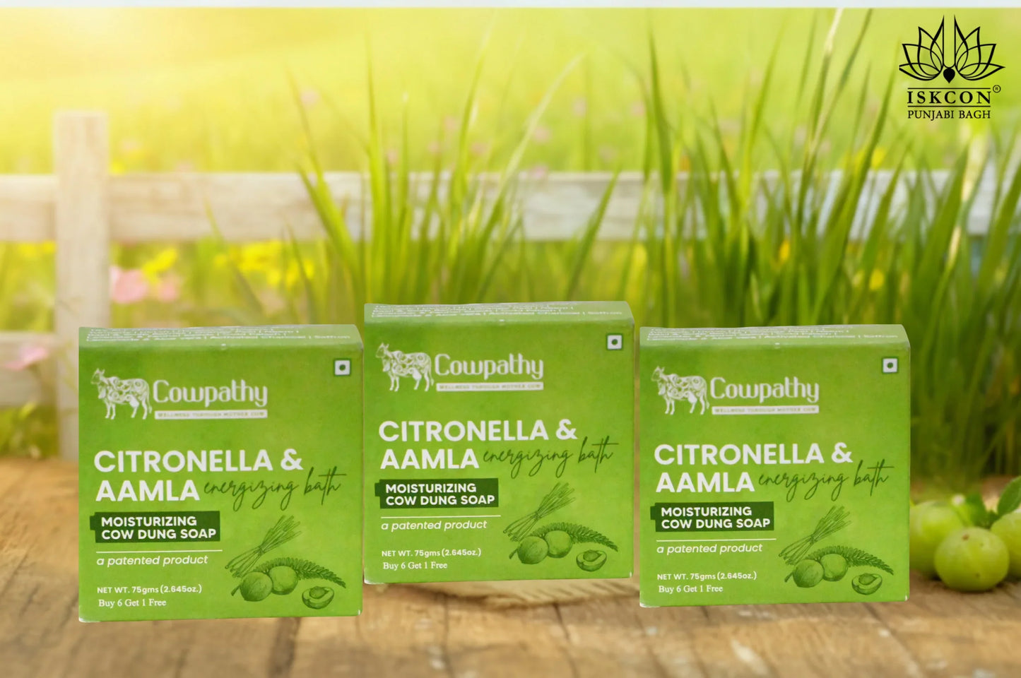 Cowdung Soap (Pack of 3)