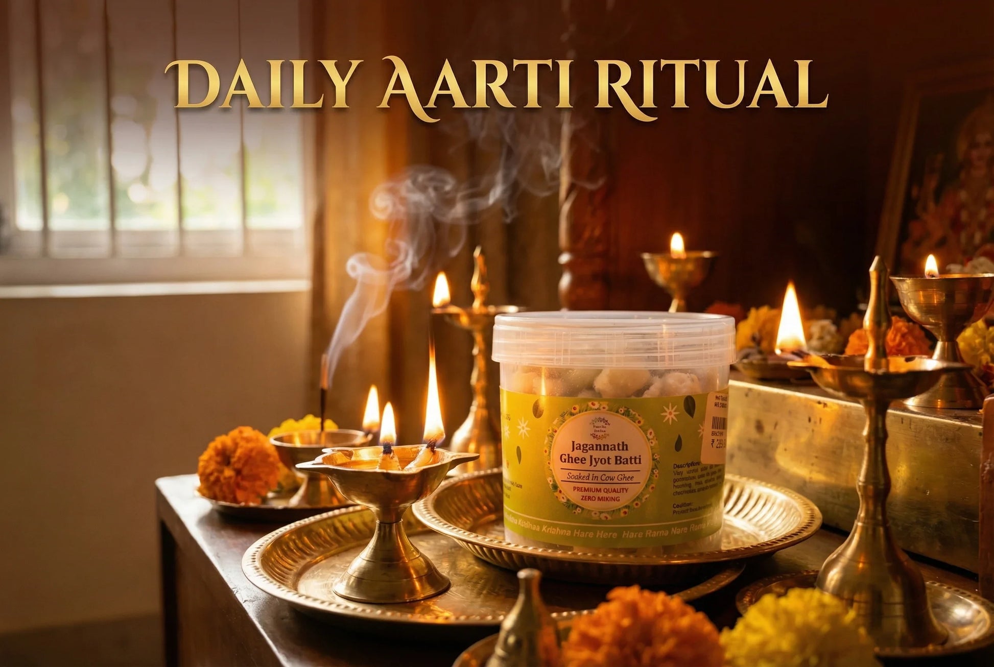 Sacred Ghee Wick – Large 200gm