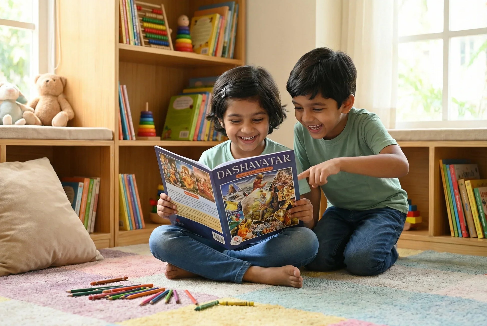 Dashavatar | Colouring and Story Book for Kids – English