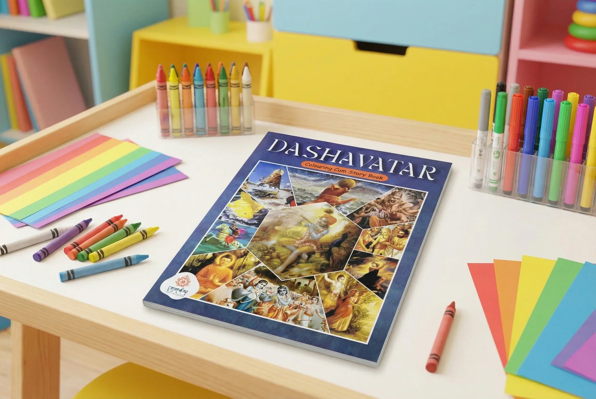 Dashavatar | Colouring and Story Book for Kids – English