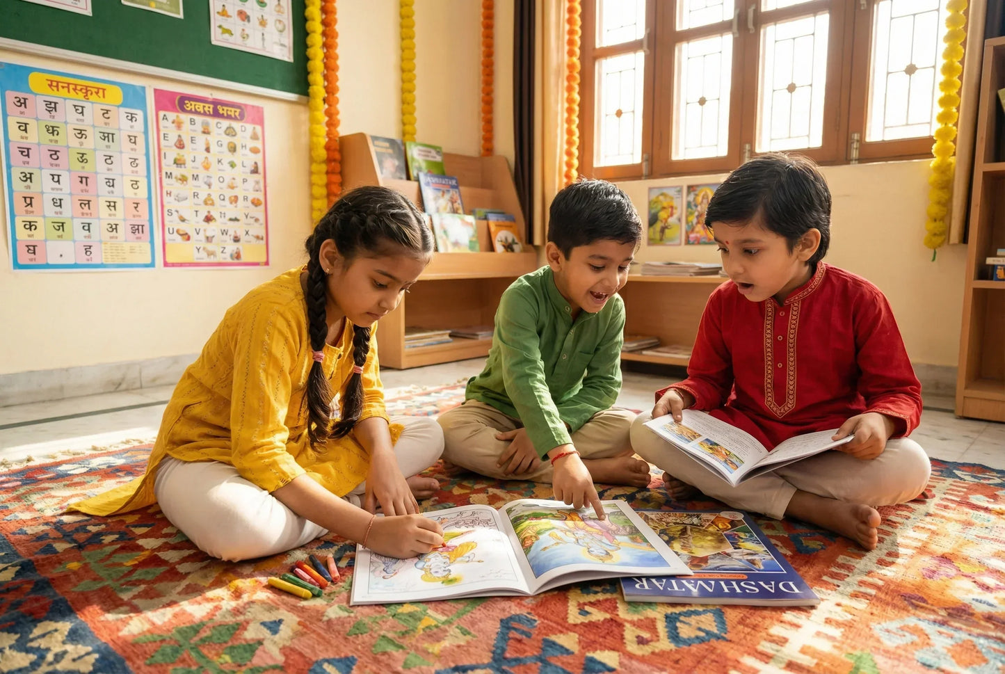 Dashavatar | Colouring and Story Book for Kids – English