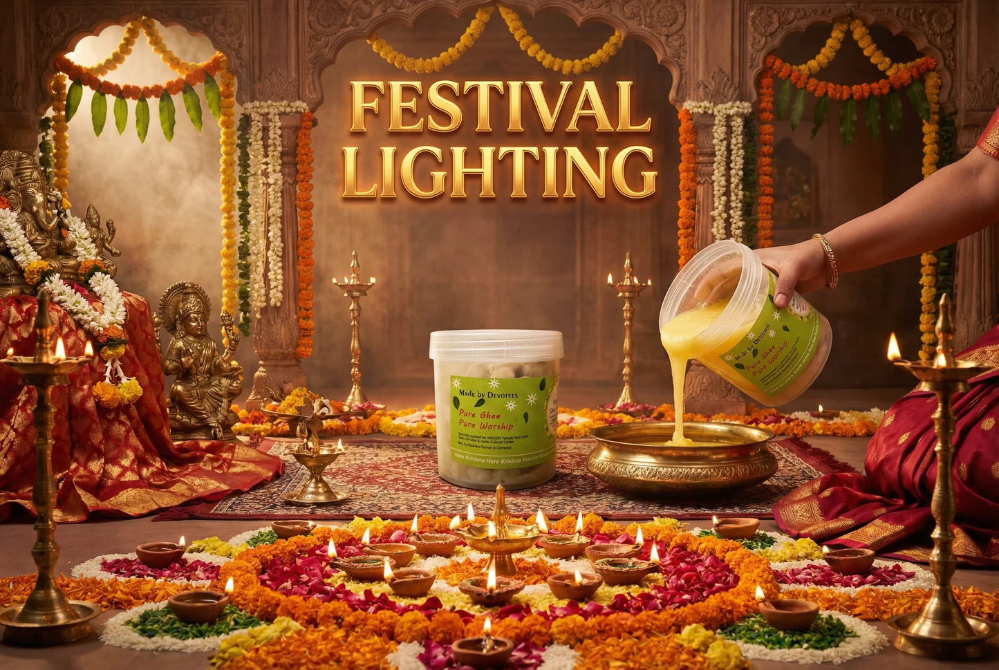 Sacred Ghee Wick – Large 200gm