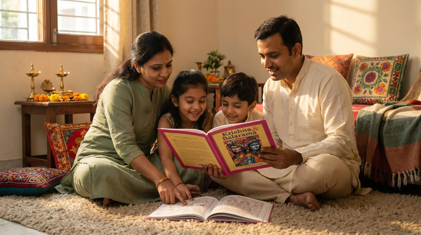 Krishna & Balarama in Vrindavana (Coloring Book)