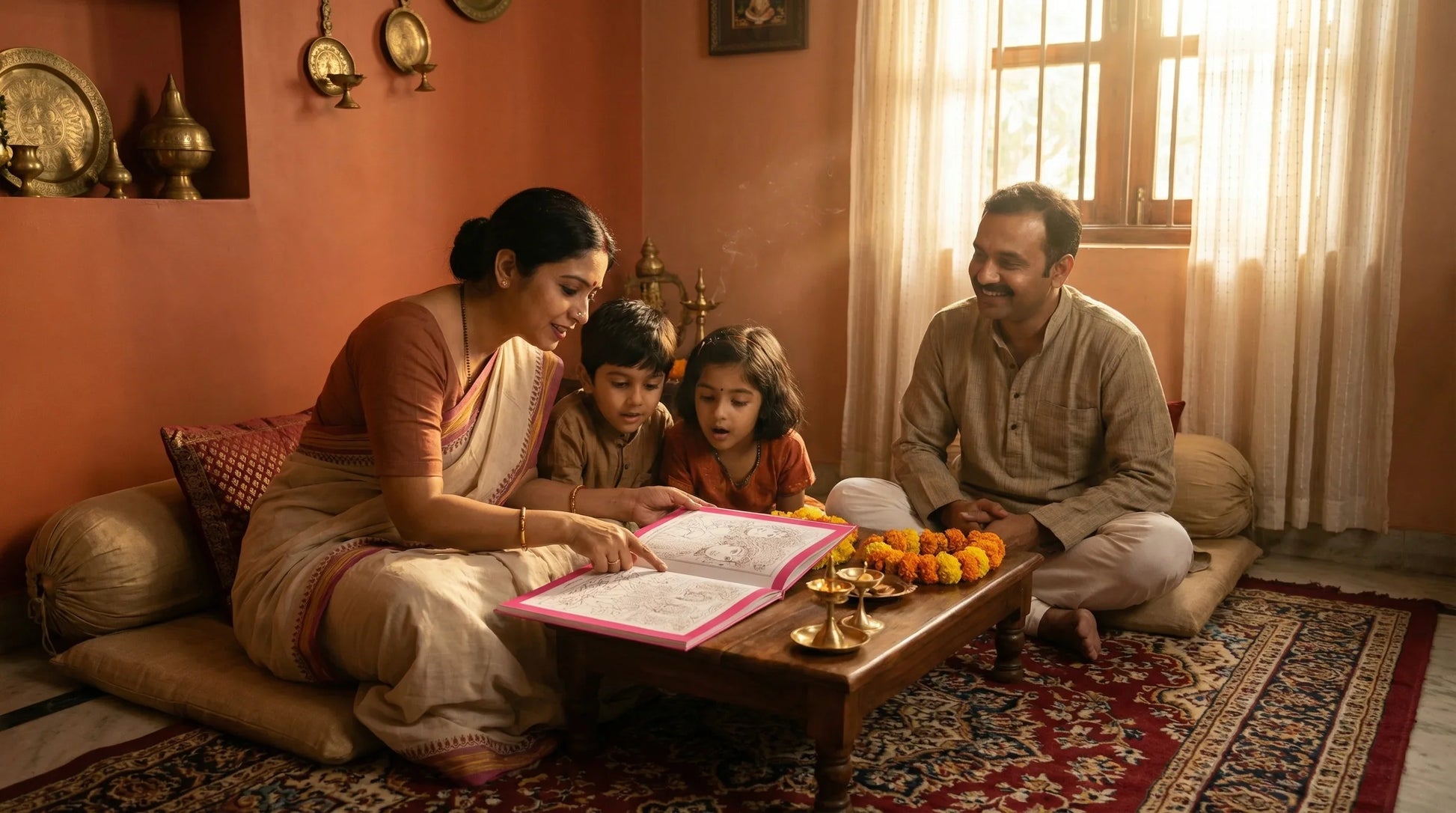 Krishna & Balarama in Vrindavana (Coloring Book)