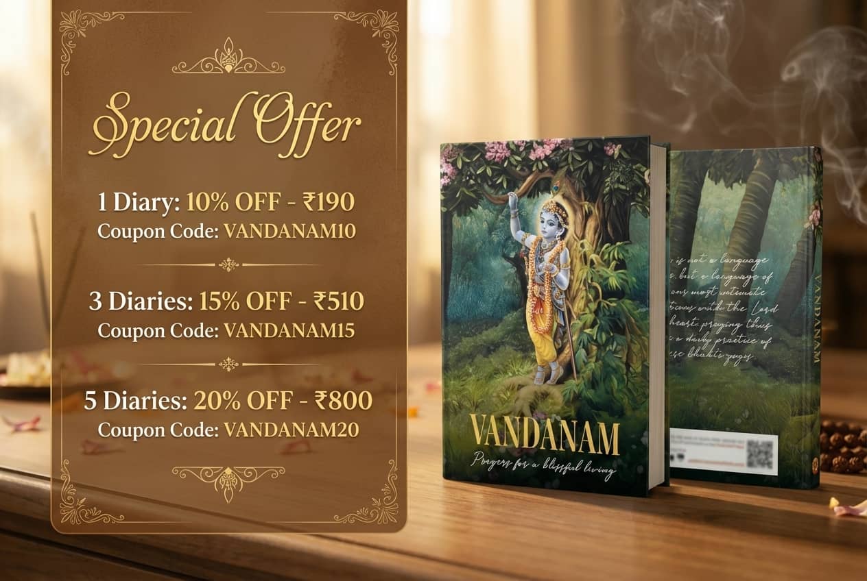 Vandanam Diary - pack of 3