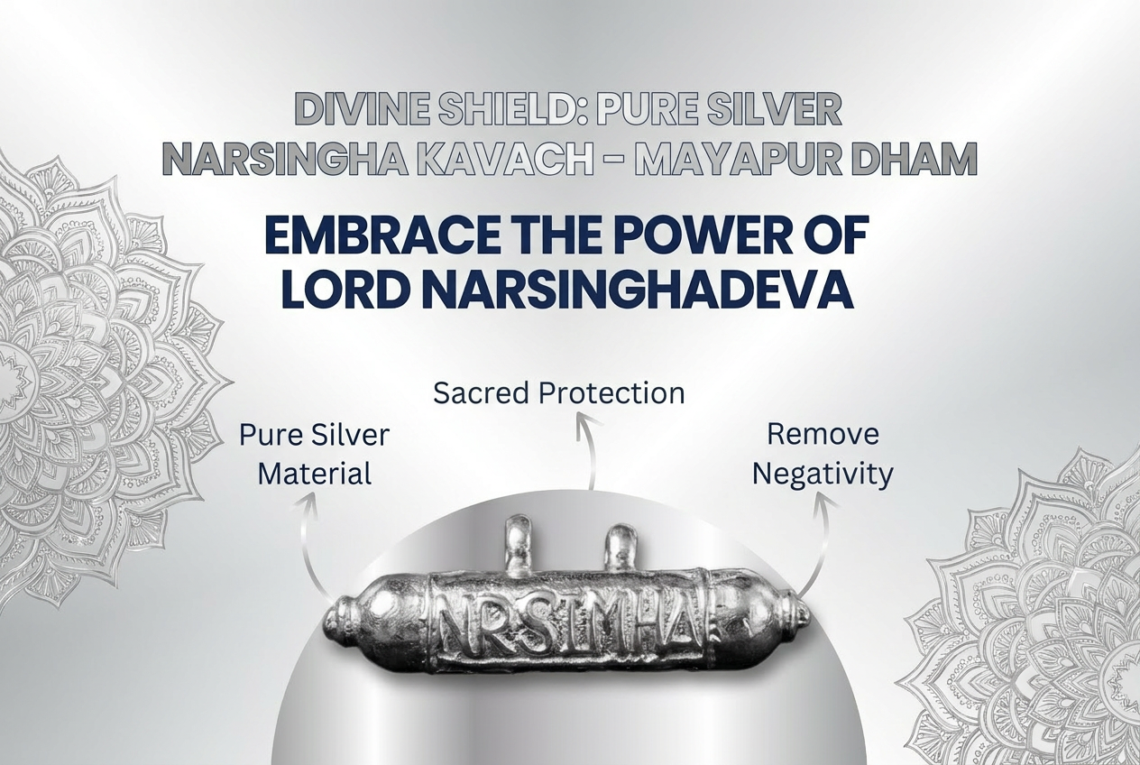 NARSIMHA KAVACH (Made of Silver) – From Mayapur Dham