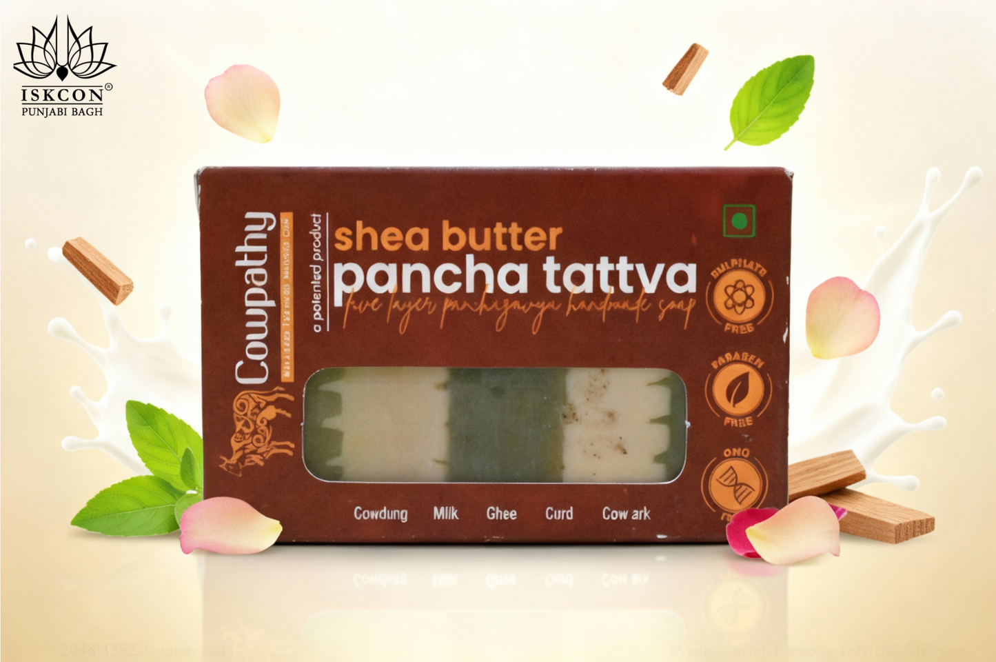 Shea butter pancha tattva handmade soap