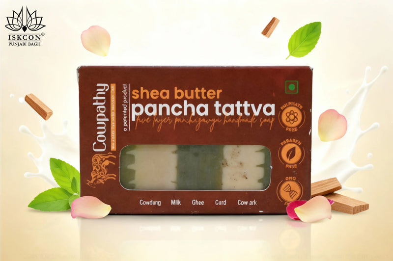 Shea butter pancha tattva handmade soap