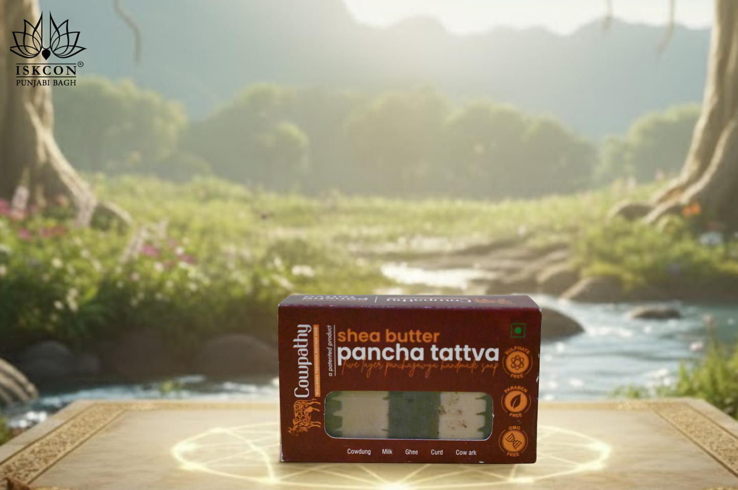 Shea butter pancha tattva handmade soap