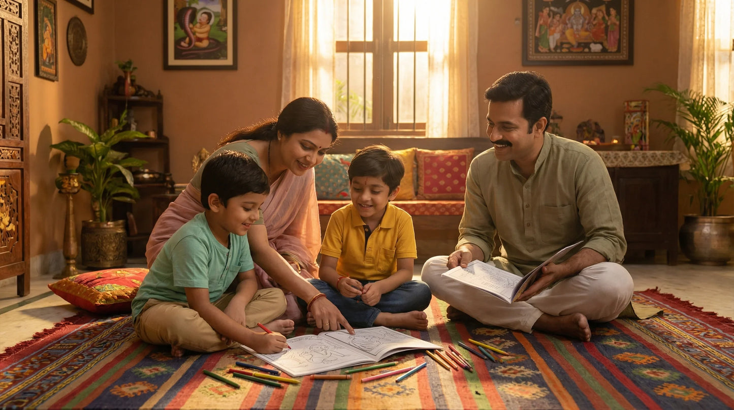 Gauracandra Coloring Book Part - 1