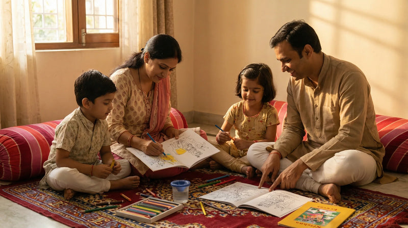 Krishna Loves Coloring Book