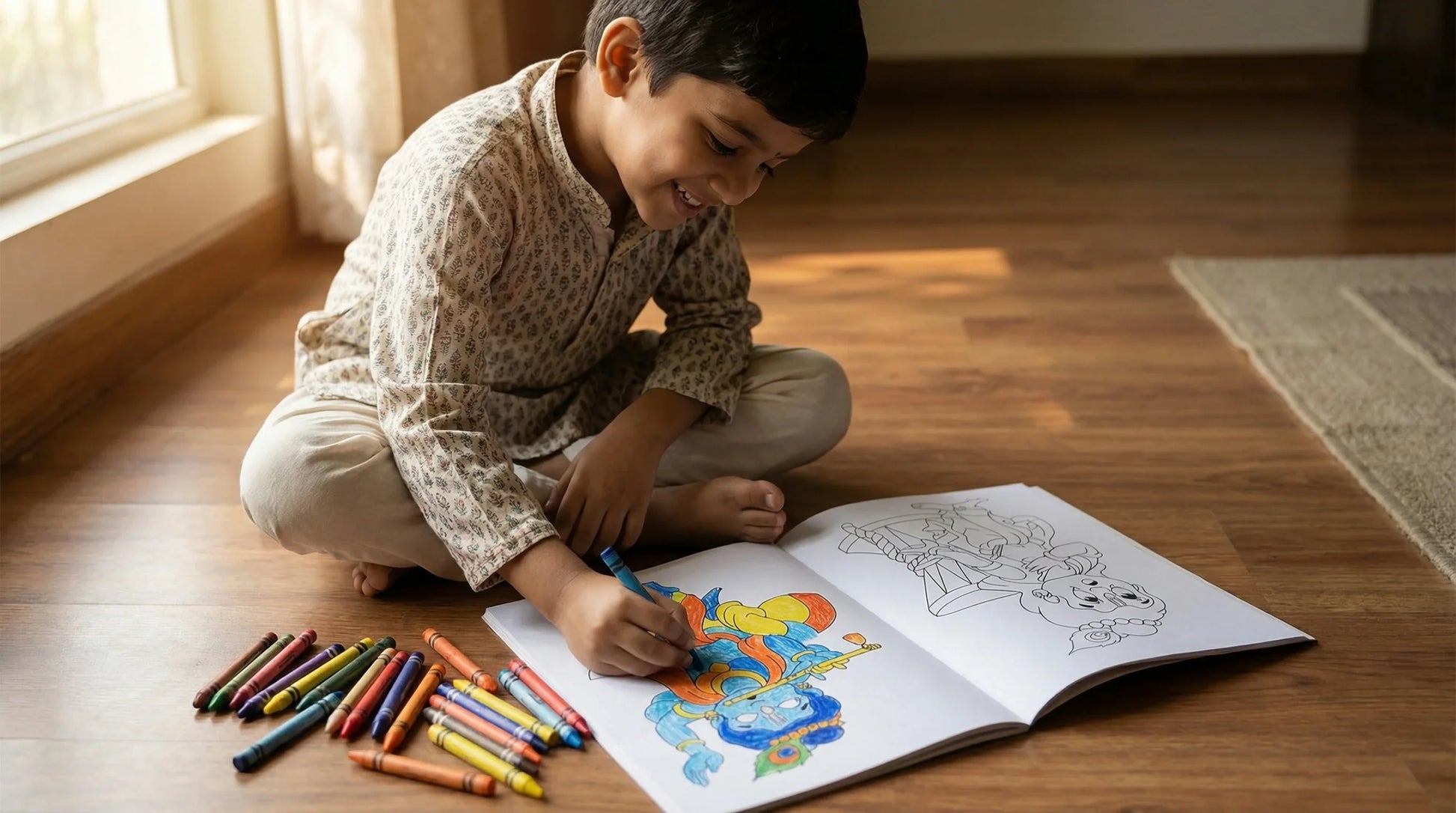 Bhakt Vatsal Krishna Colouring Book