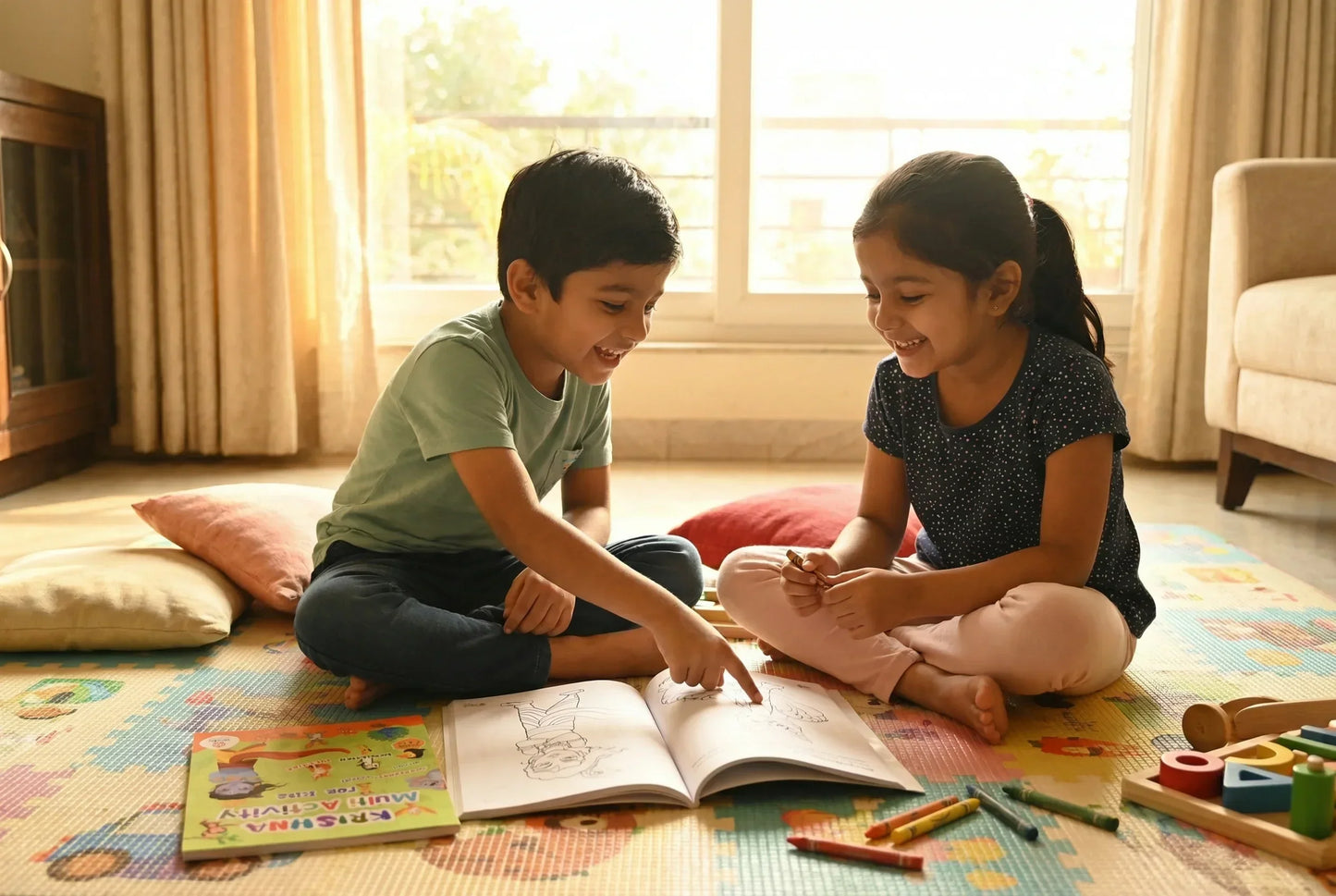 Krishna Multi Activity Book - English