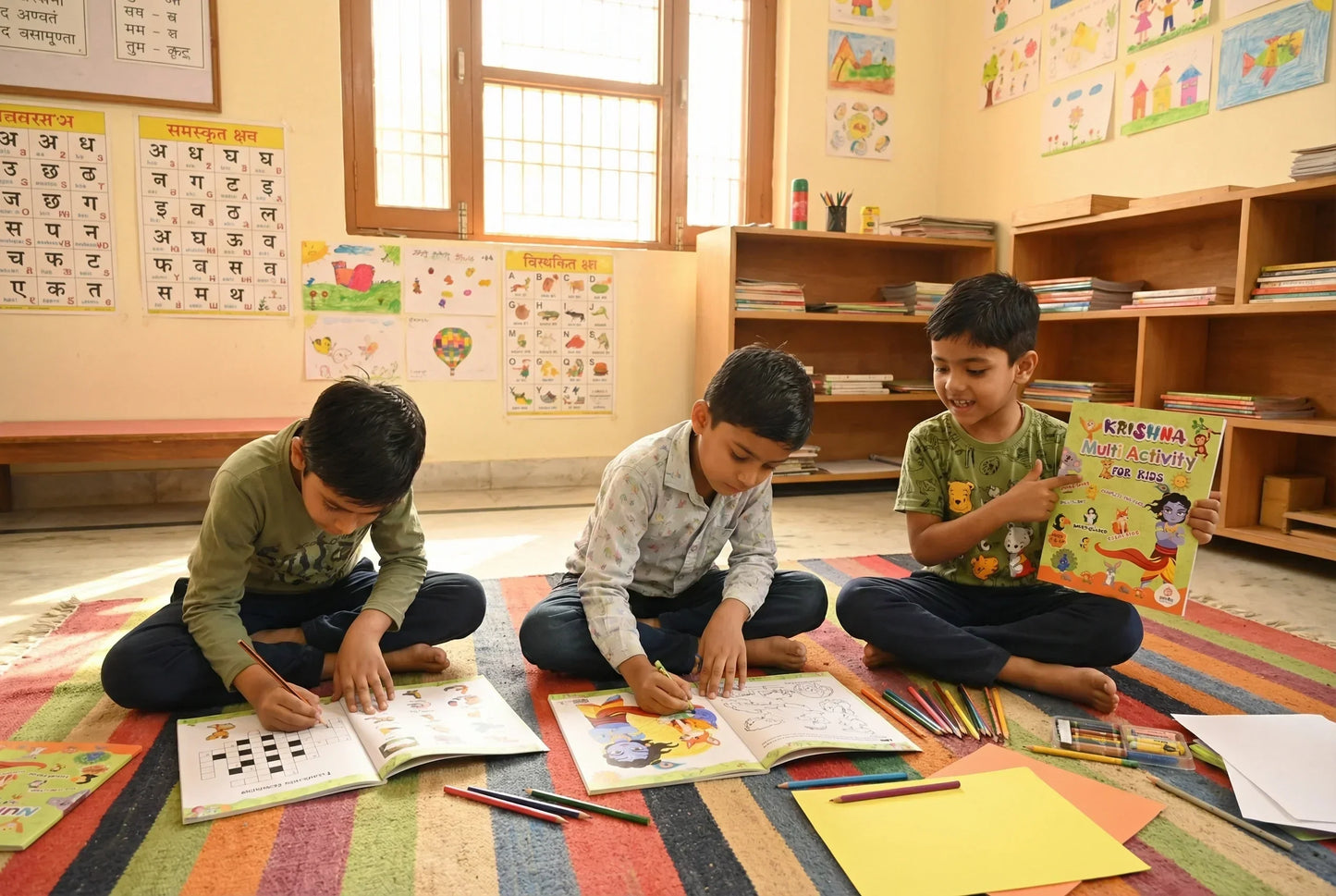 Krishna Multi Activity Book - English