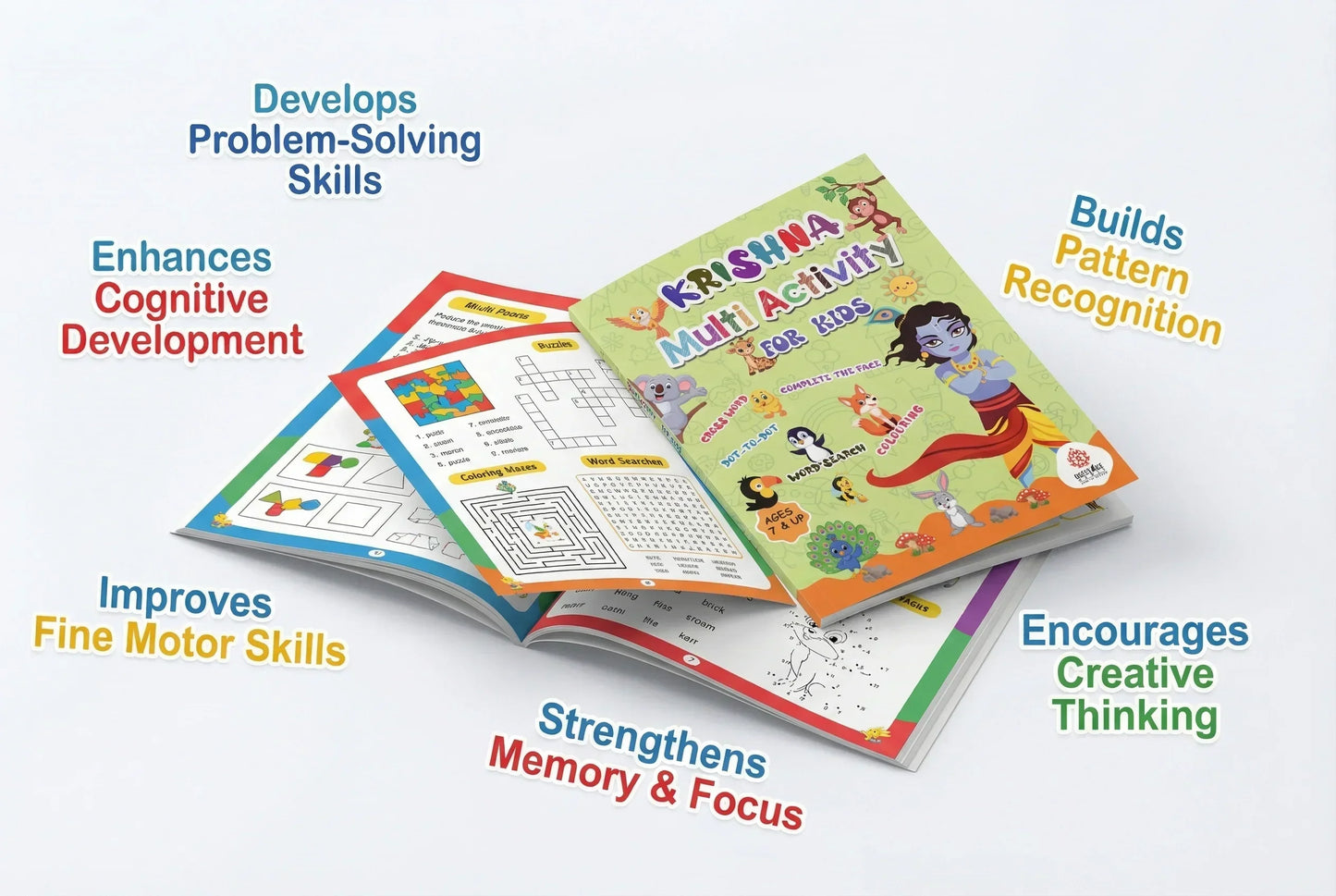 Krishna Multi Activity Book - English