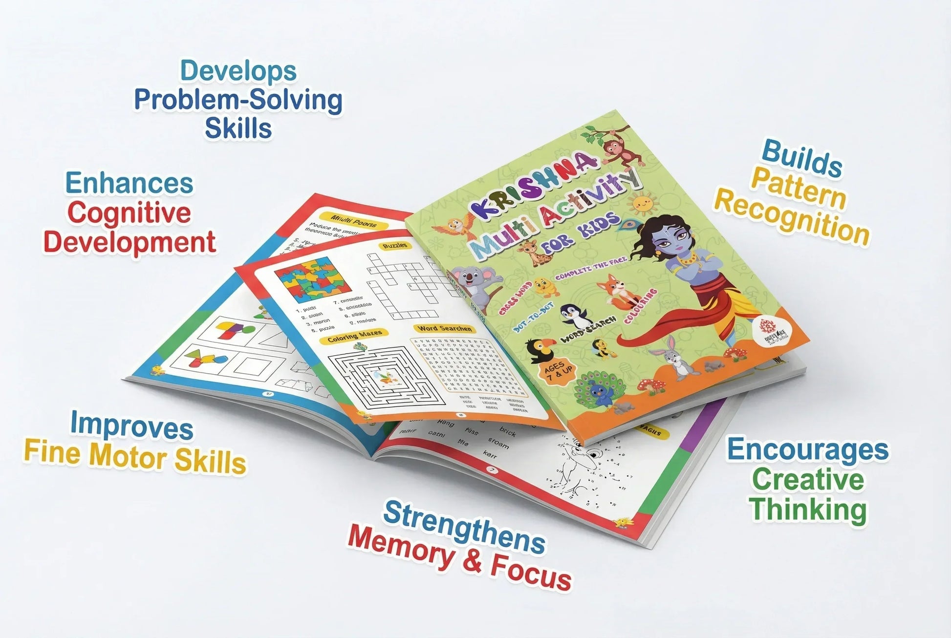 Krishna Multi Activity Book - English