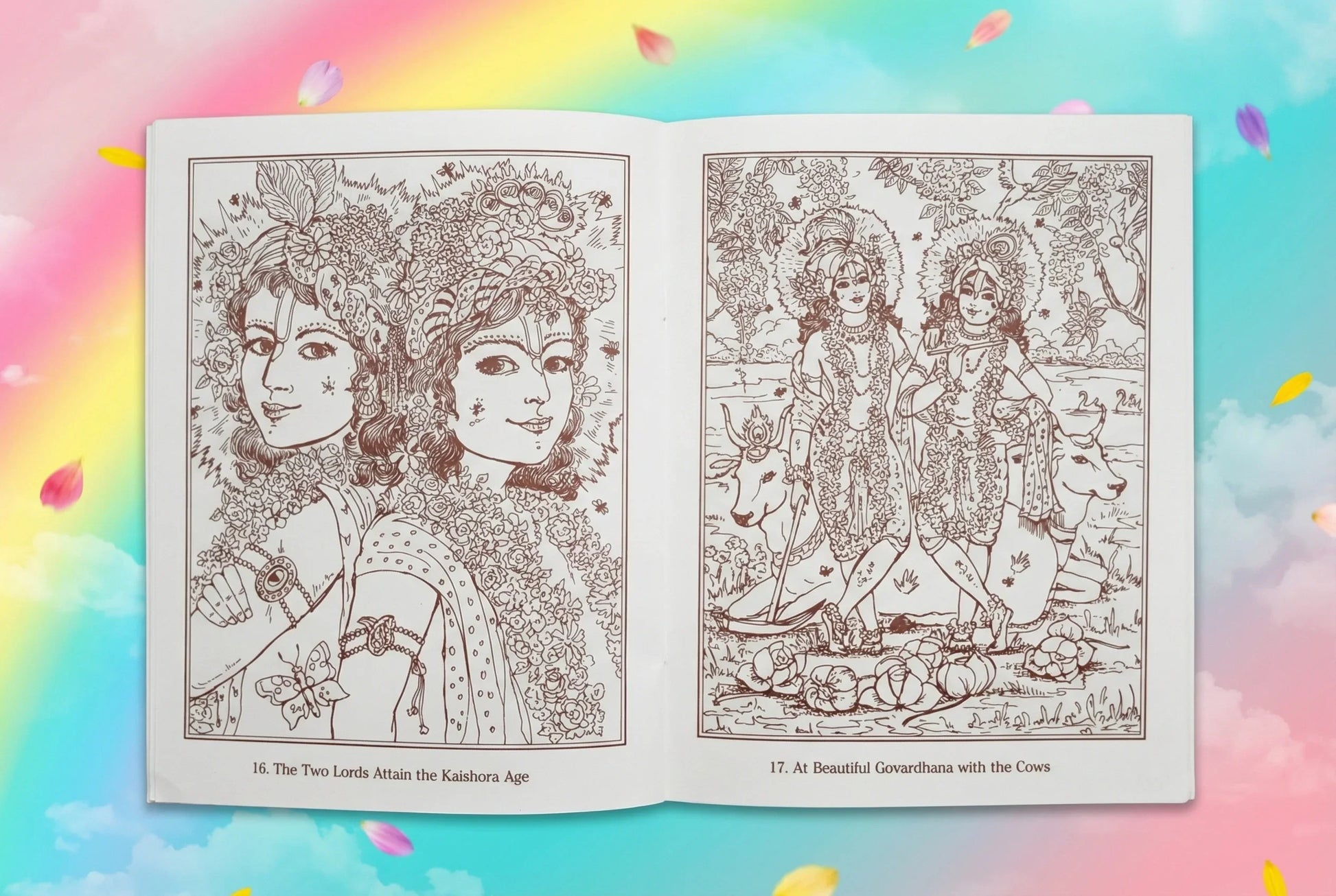 Krishna & Balarama in Vrindavana (Coloring Book)