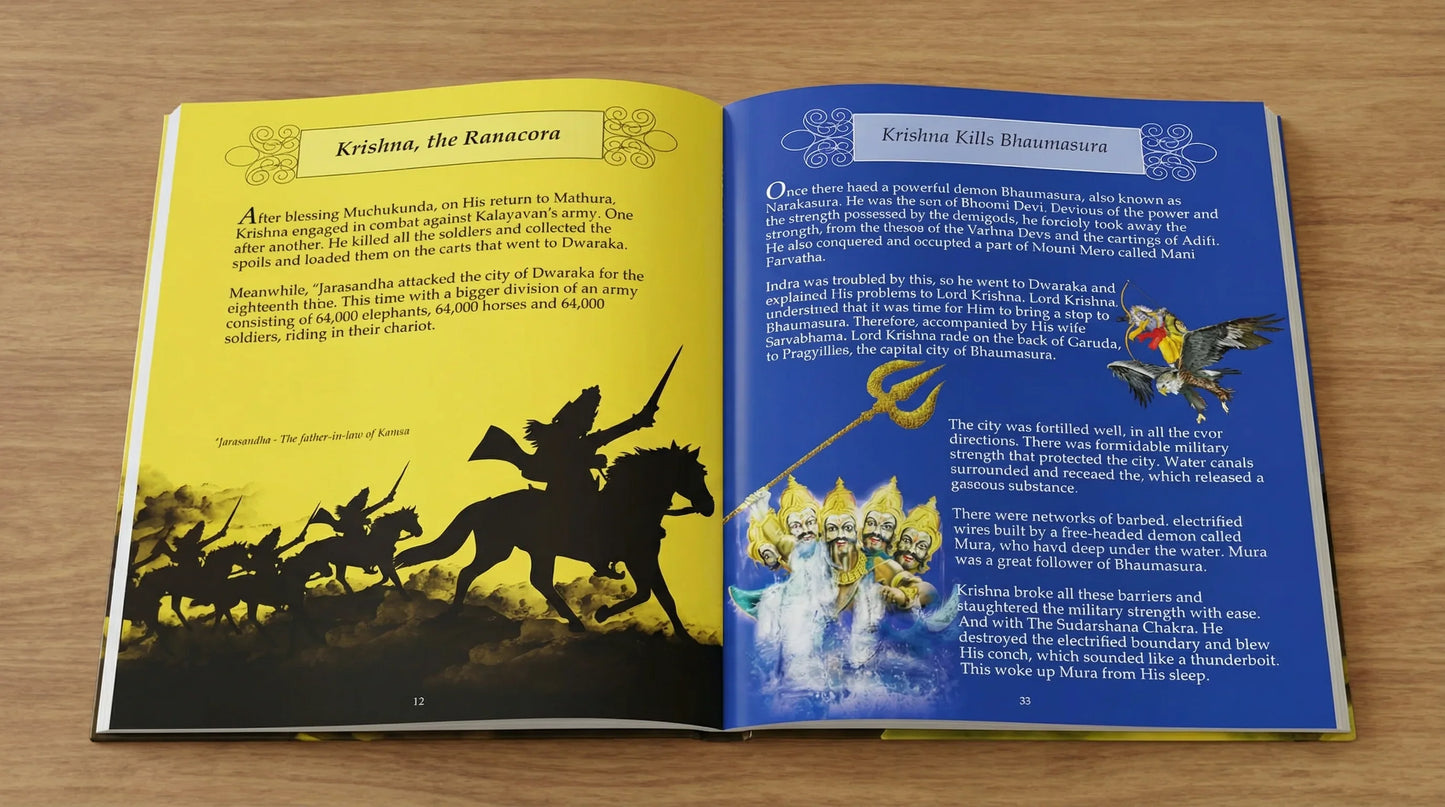 Lord Krishna's Dwarka Lila - English