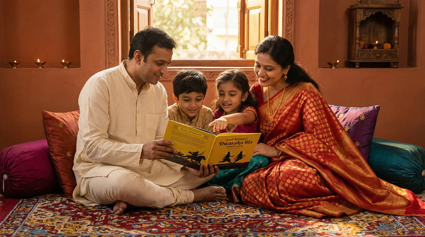 Lord Krishna's Dwarka Lila - English