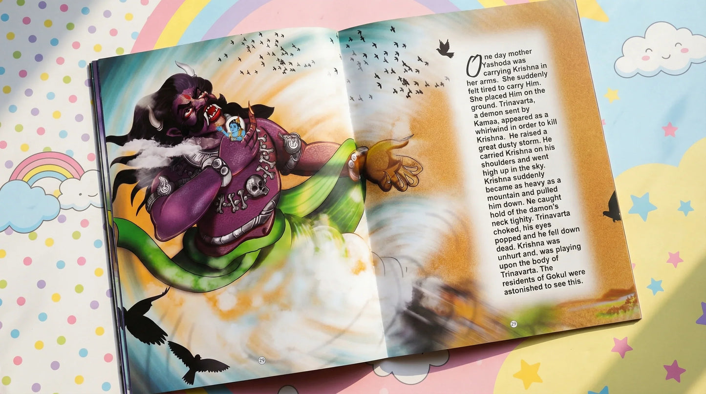 Lord Krishna's Advent and Pastimes - English