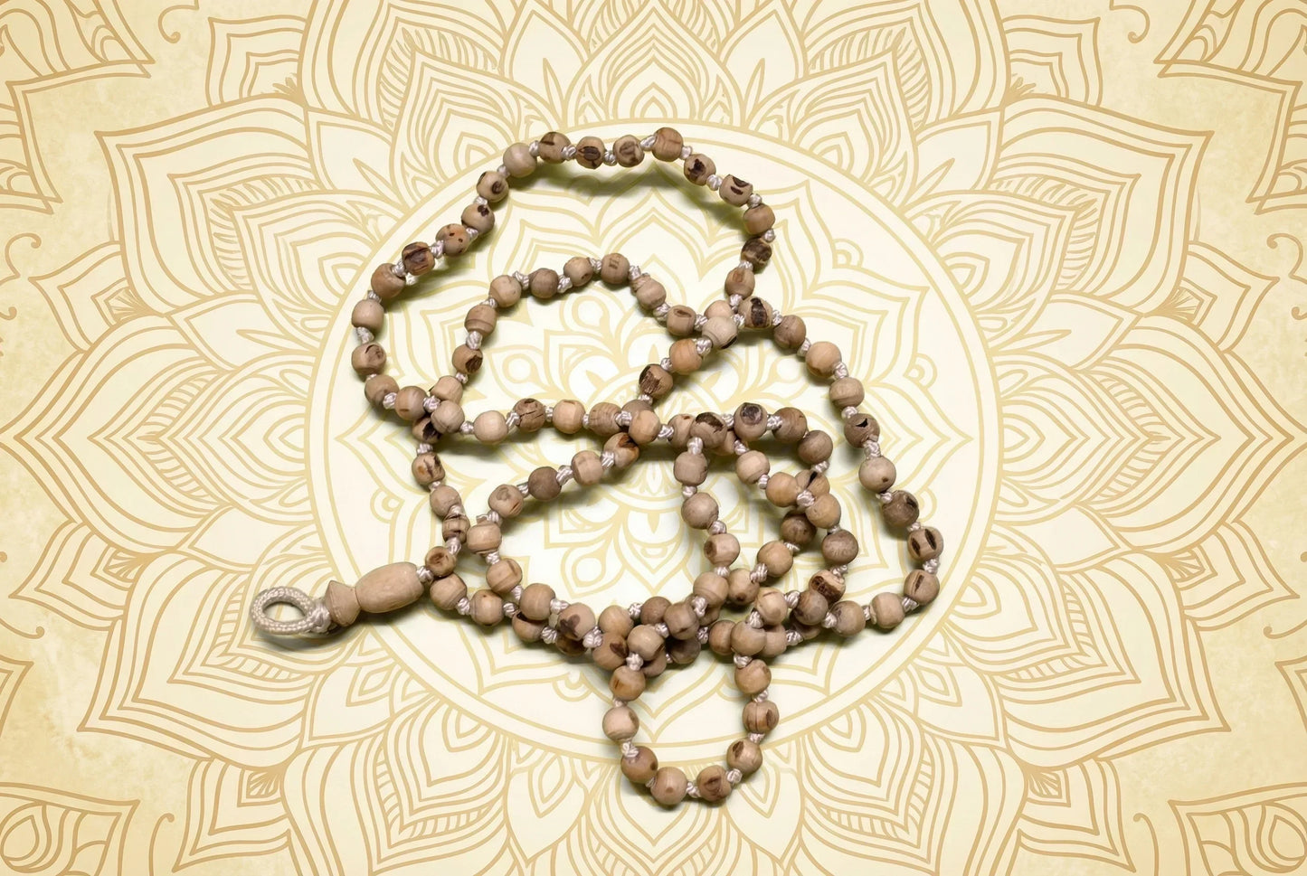 Divine Tulsi Japa Mala 108 Beads - Medium