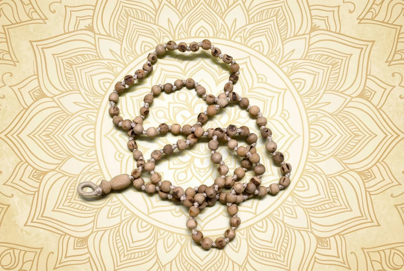 Divine Tulsi Japa Mala 108 Beads - Medium
