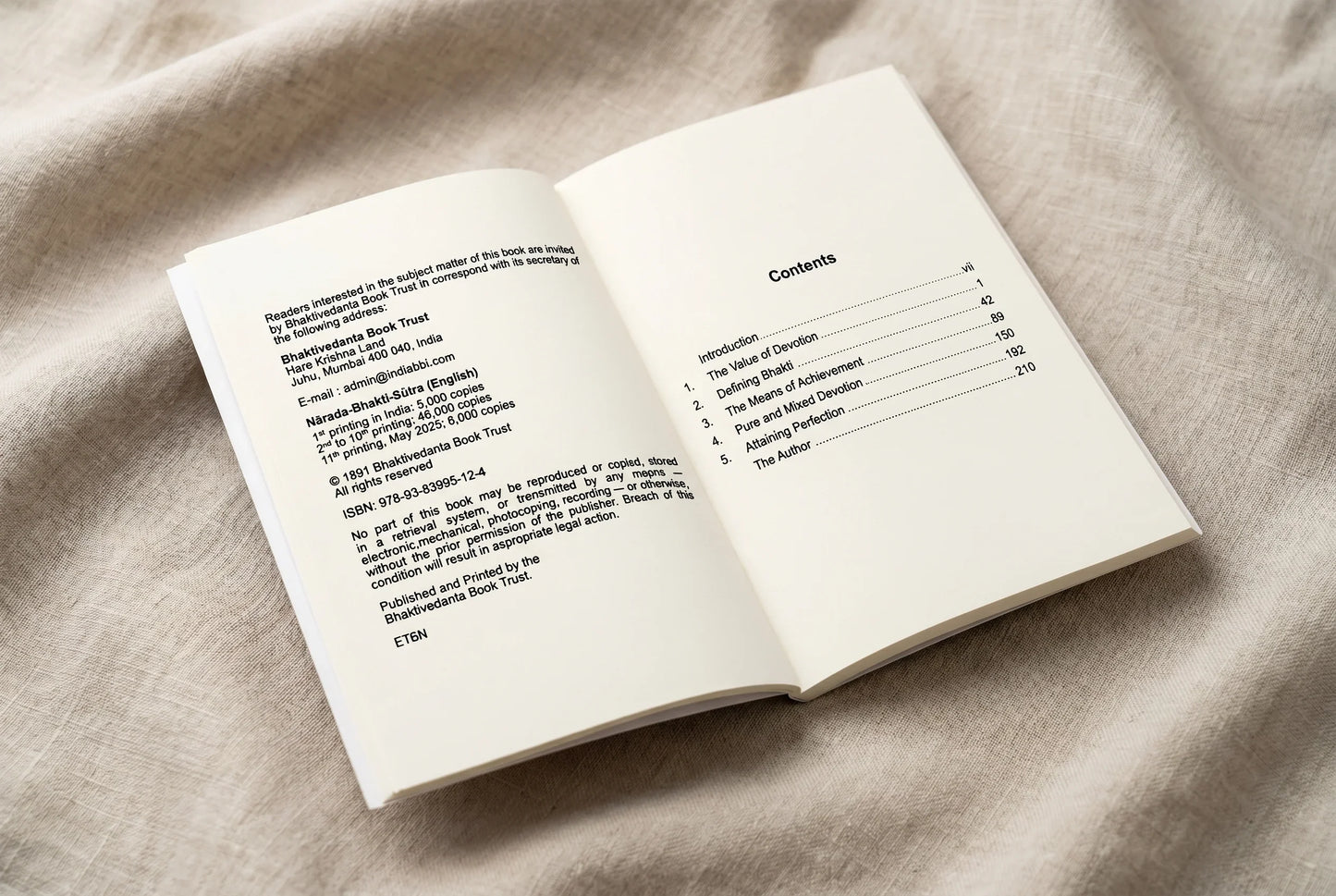 Narada Bhakti Sutra (Completed By Disciples) (English)