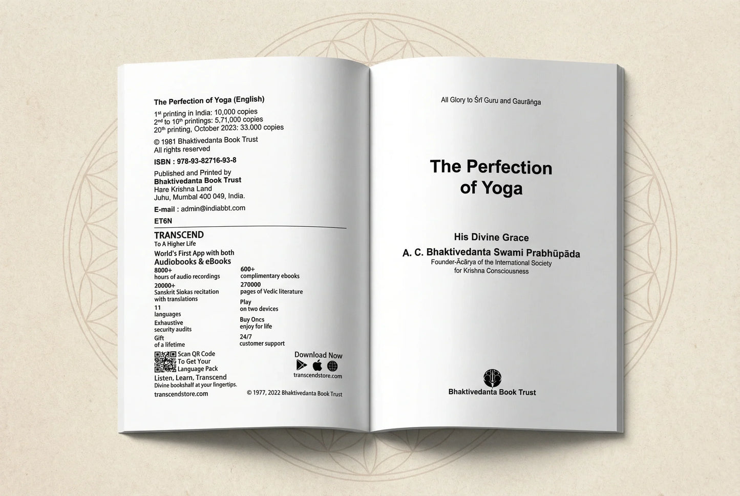 The Perfection Of Yoga