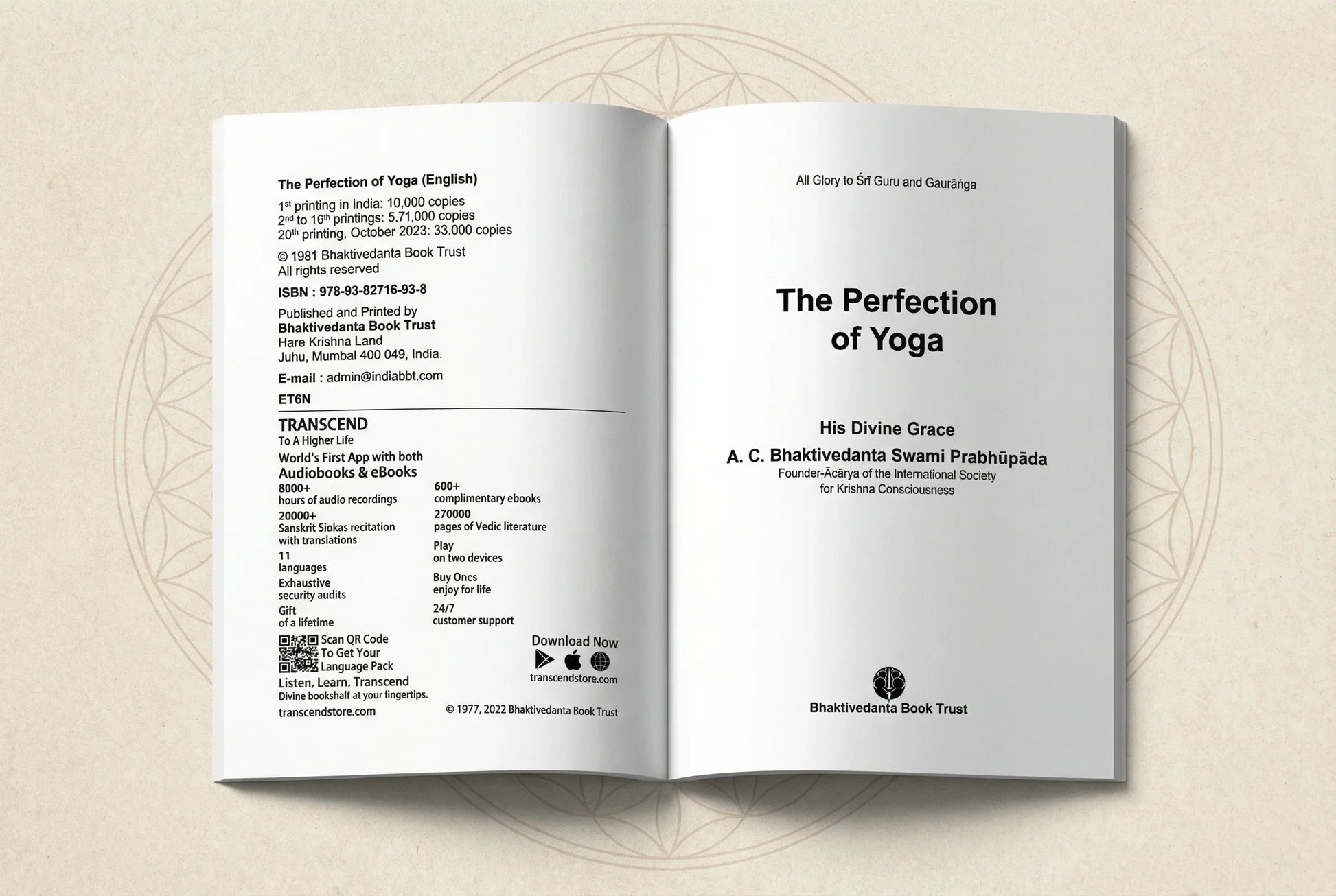 The Perfection Of Yoga