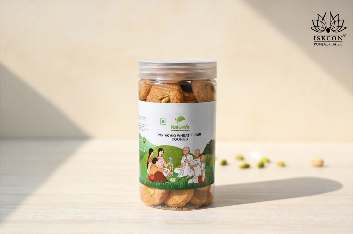 Pistachio Wheat Flour Cookies