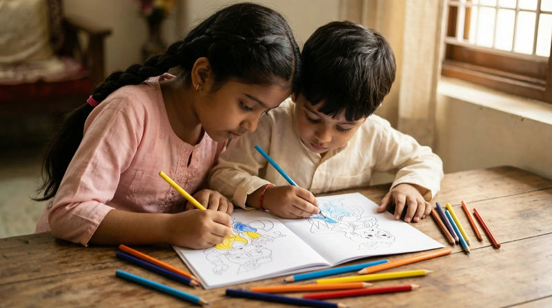 Bhakt Vatsal Krishna Colouring Book