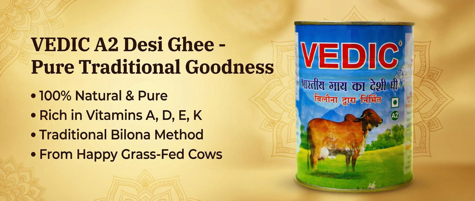 A2 Vedic Bilona Cow Ghee